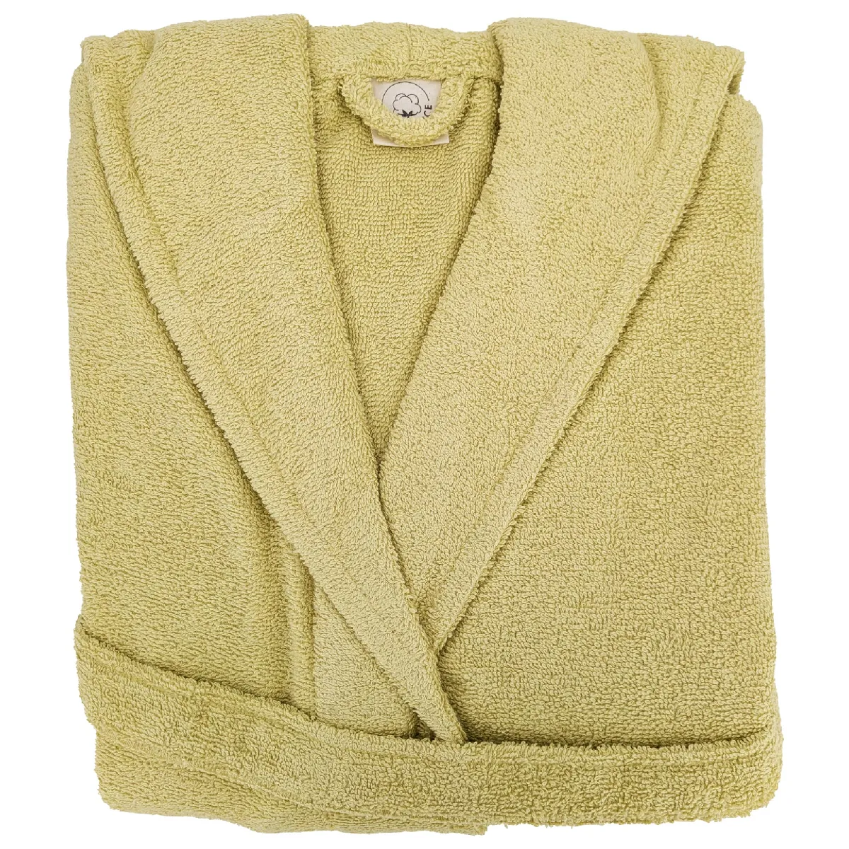 Peignoir À Capuche Adulte Efficience Pure Coton L Vert Menta