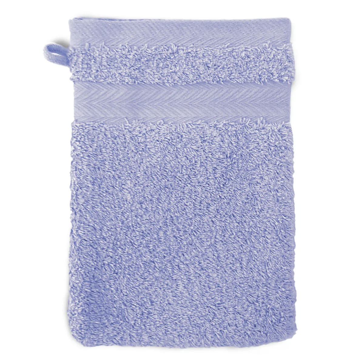 Gant De Toilette 16x21 Cm Royal Cresent Bleu Lavande 650g/m2
