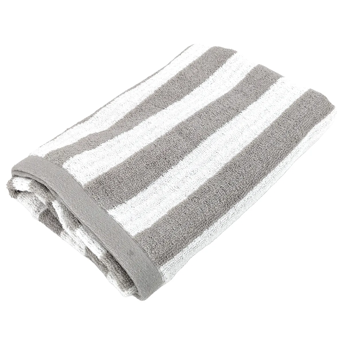 Serviette De Toilette 50x100 Cm Efficience Stripes Gris Lunar