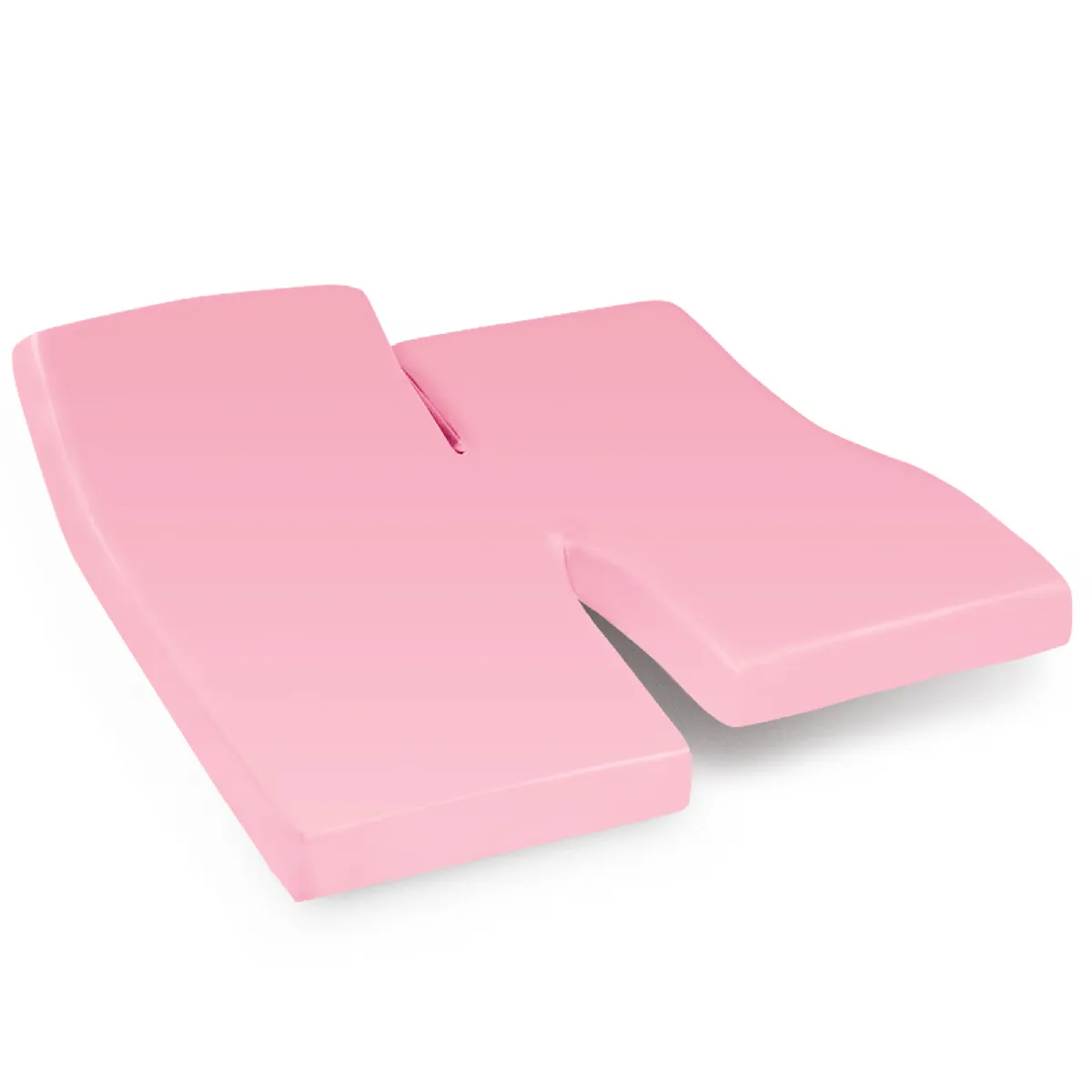 Drap Housse Relaxation Uni 2x80x200 Cm Coton Alto Macaron Tête Pied Relevable