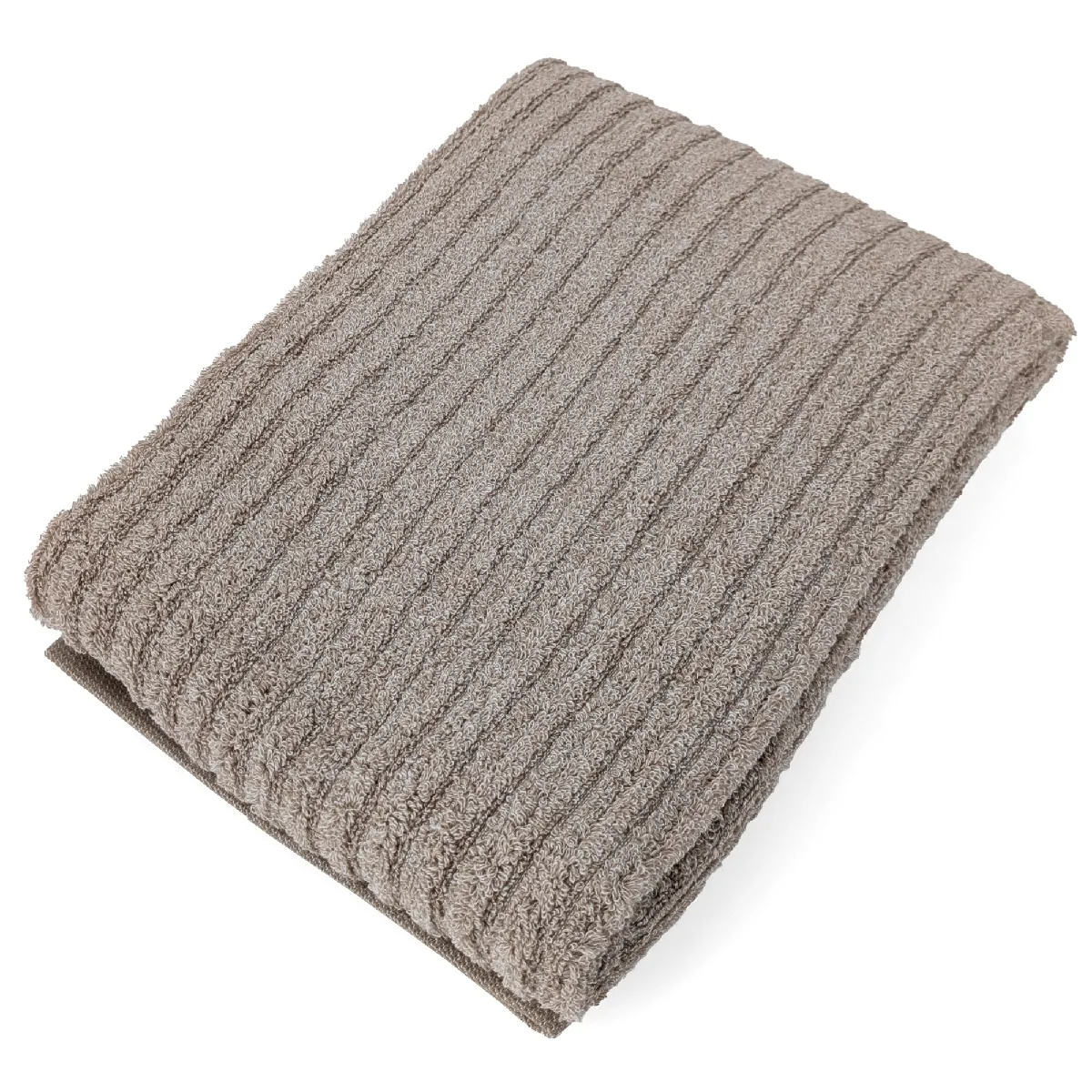 Drap De Bain Uni Coton 100x150 Cm Spectre Marron