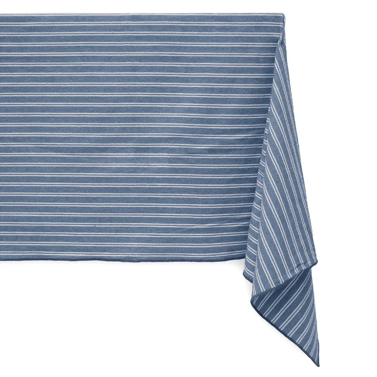 Nappe Rectangulaire 160x300 Cm Coton Lili Bleu Marine