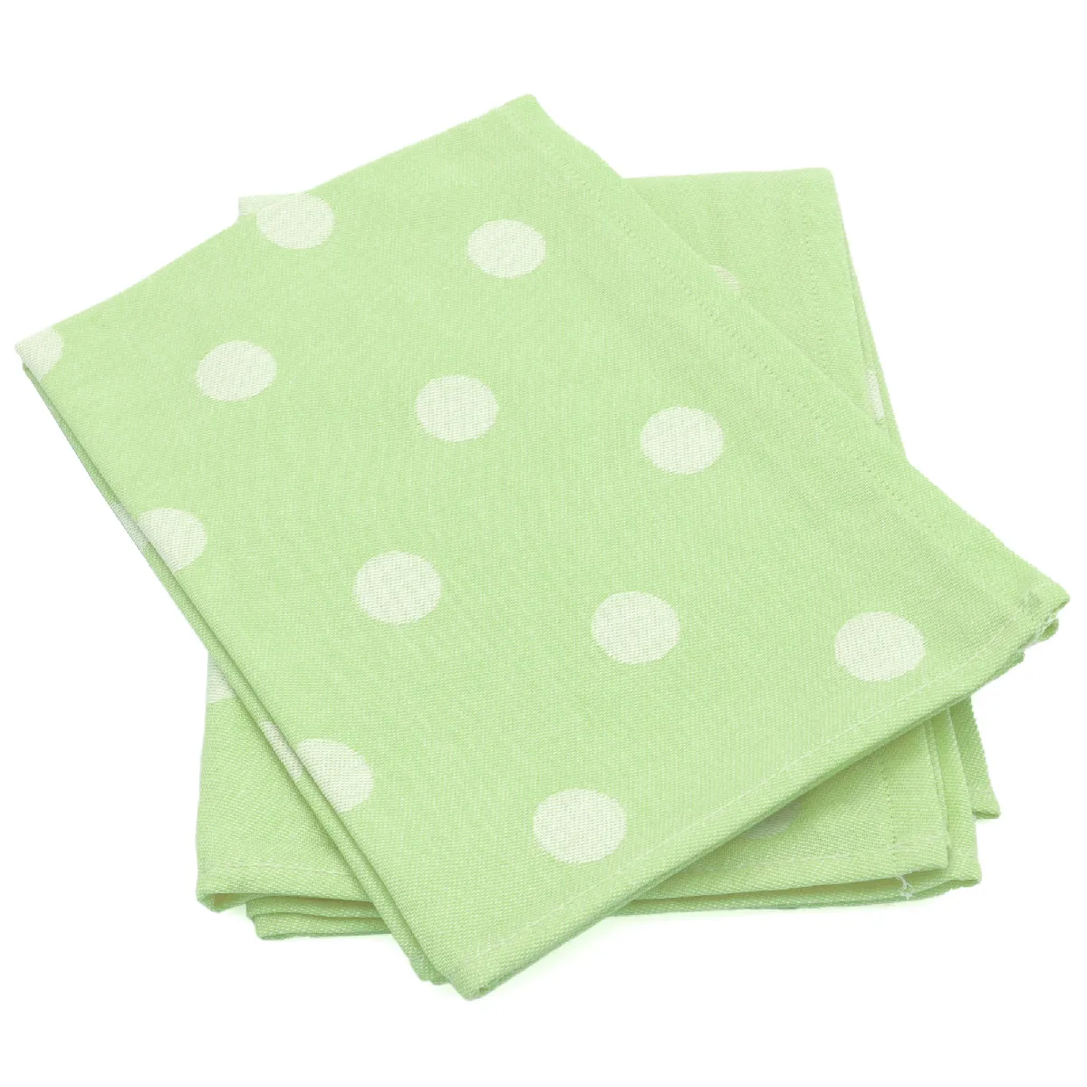 Lot De 2 Torchons De Cuisine Toile 50x70 Cm Coton Spot Ii Vert