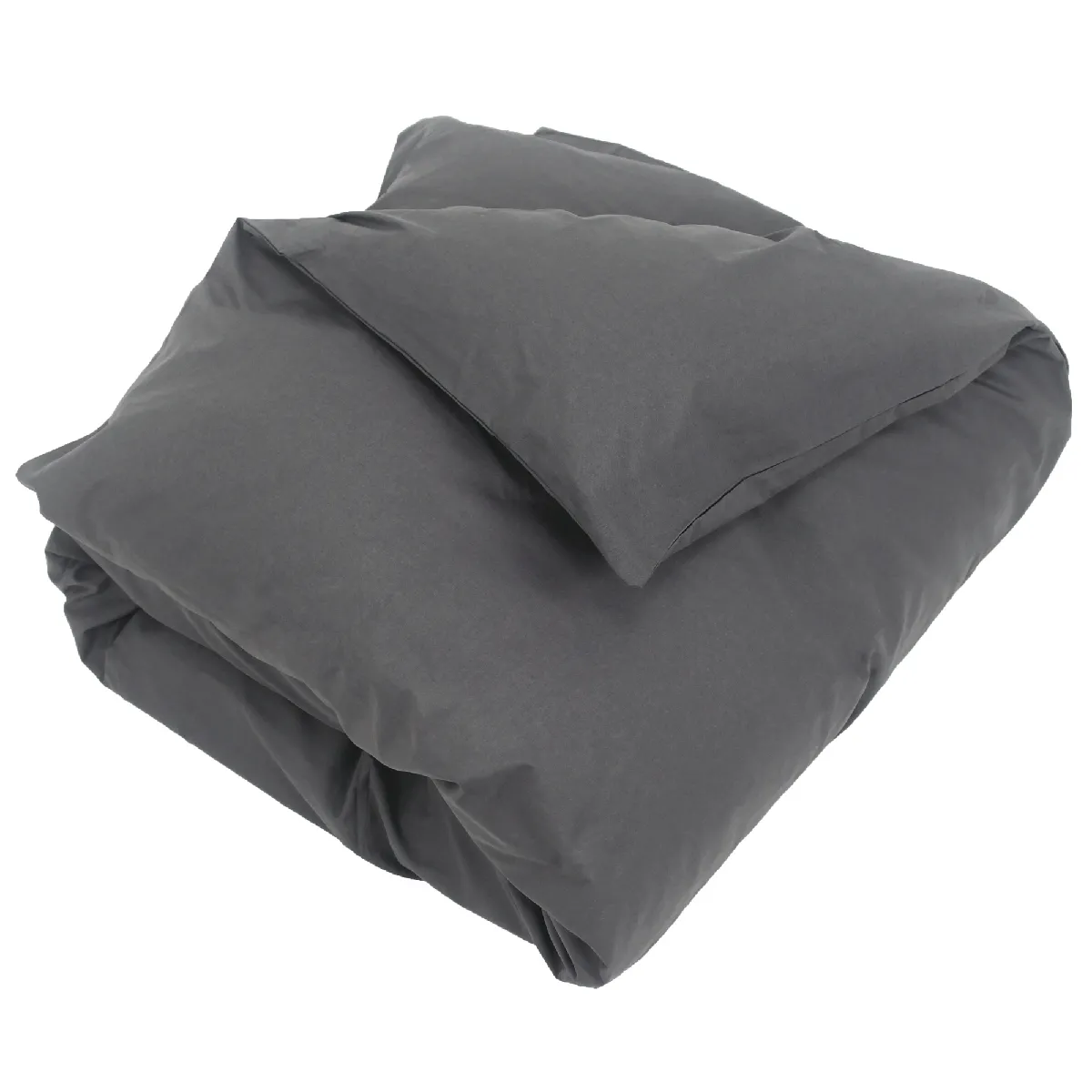 Linnea Alto Housse De Couette Gris Coton 240 X 220 Cm