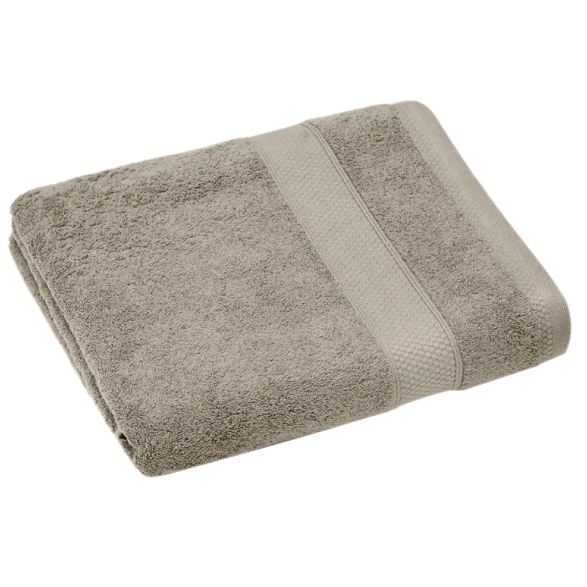 Serviette De Toilette Coton 550g/m2 50x90 Cm Naïa Beige Chanvre