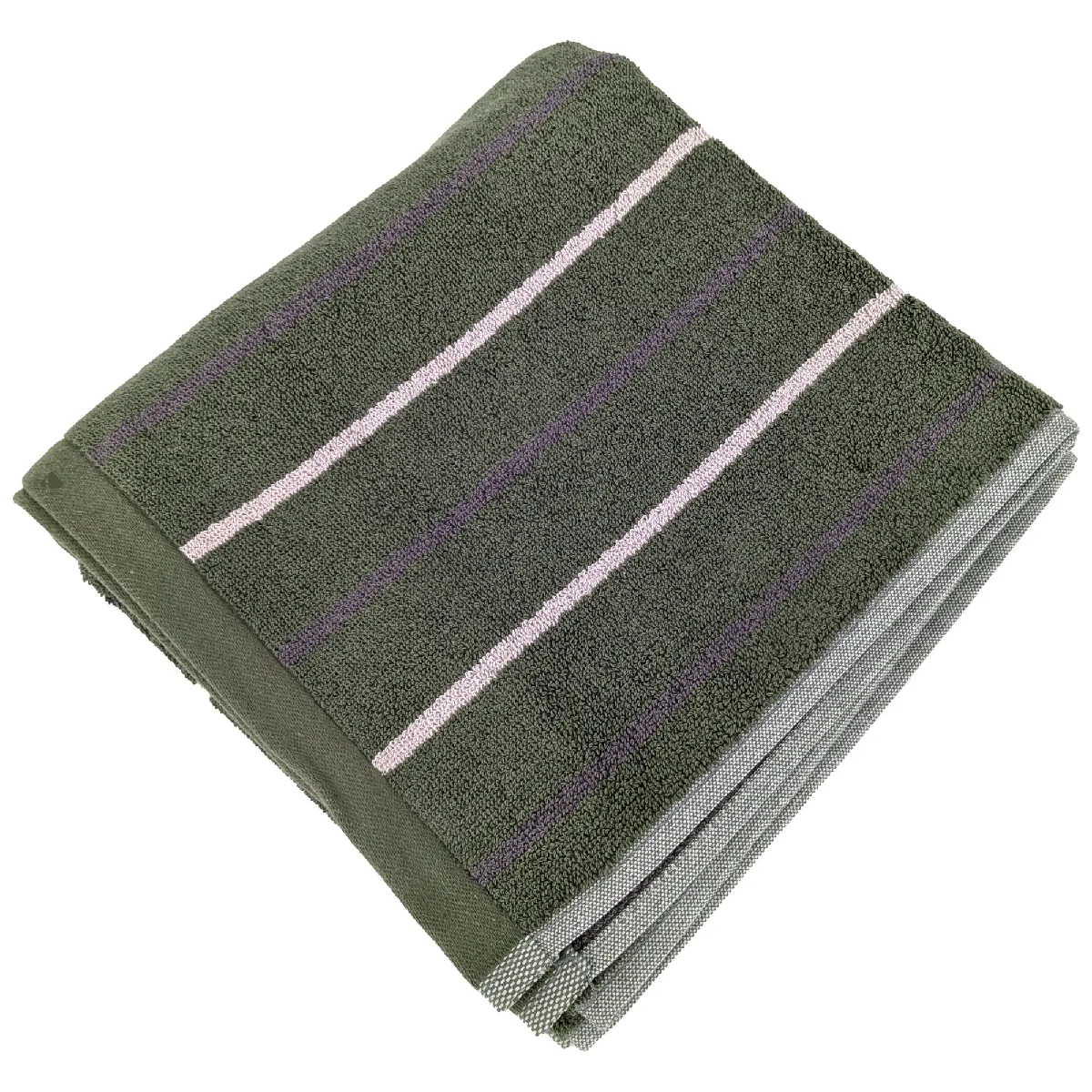 Serviette De Toilette 50x100 Cm Bold Coton 500g/m² Vert Kaki