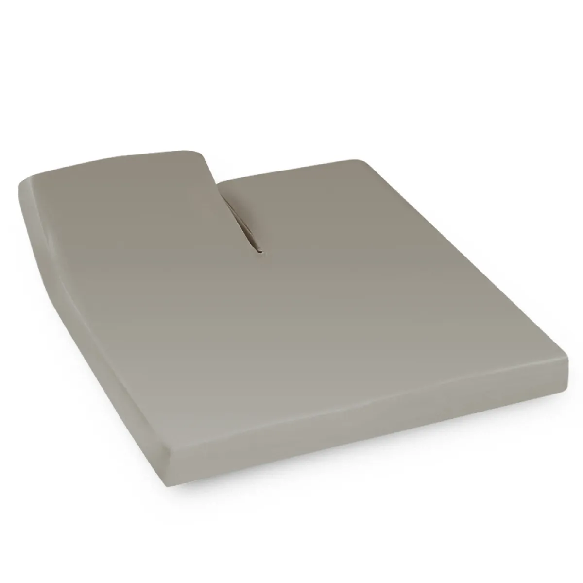 Drap Housse Relaxation Uni 2x80x190 Cm Coton Alto Chamois Tr Tête Relevable