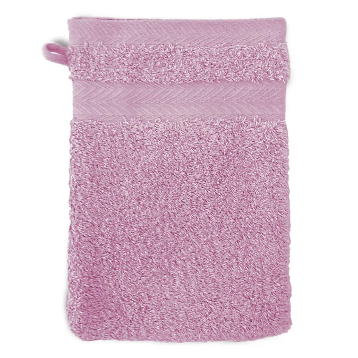 Gant De Toilette 16x21 Cm Royal Cresent Rose Lavande 650g/m2