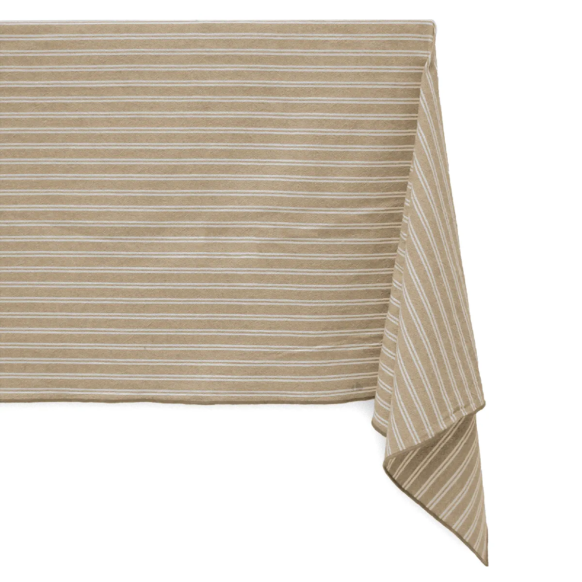 Nappe Rectangulaire 160x250 Cm Coton Lili Marron Camel
