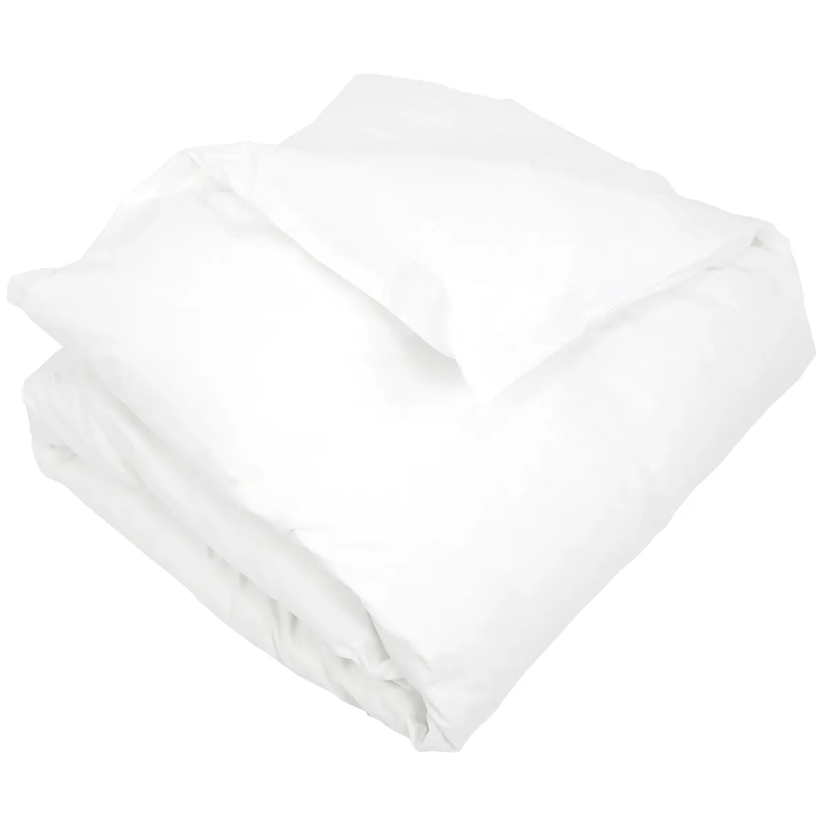 Housse De Couette Uni 200x200 Cm Coton Alto Blanc