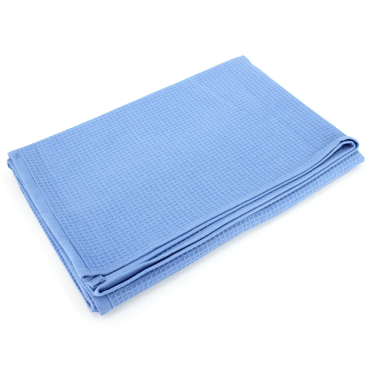 Linnea Pure Waffle 90 X 160 Cm Coton Bleu 1 Pièce(s)
