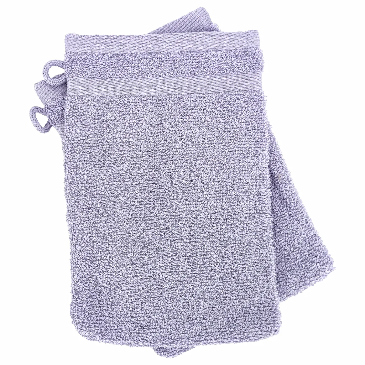 Lot De 2 Gants De Toilette 16x21 Cm Efficience Pure Lavender