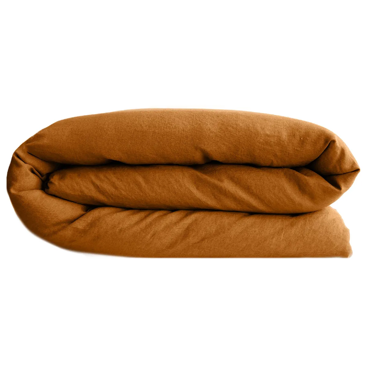 Linnea Sonate Housse De Couette Orange Lin 240 X 220 Cm