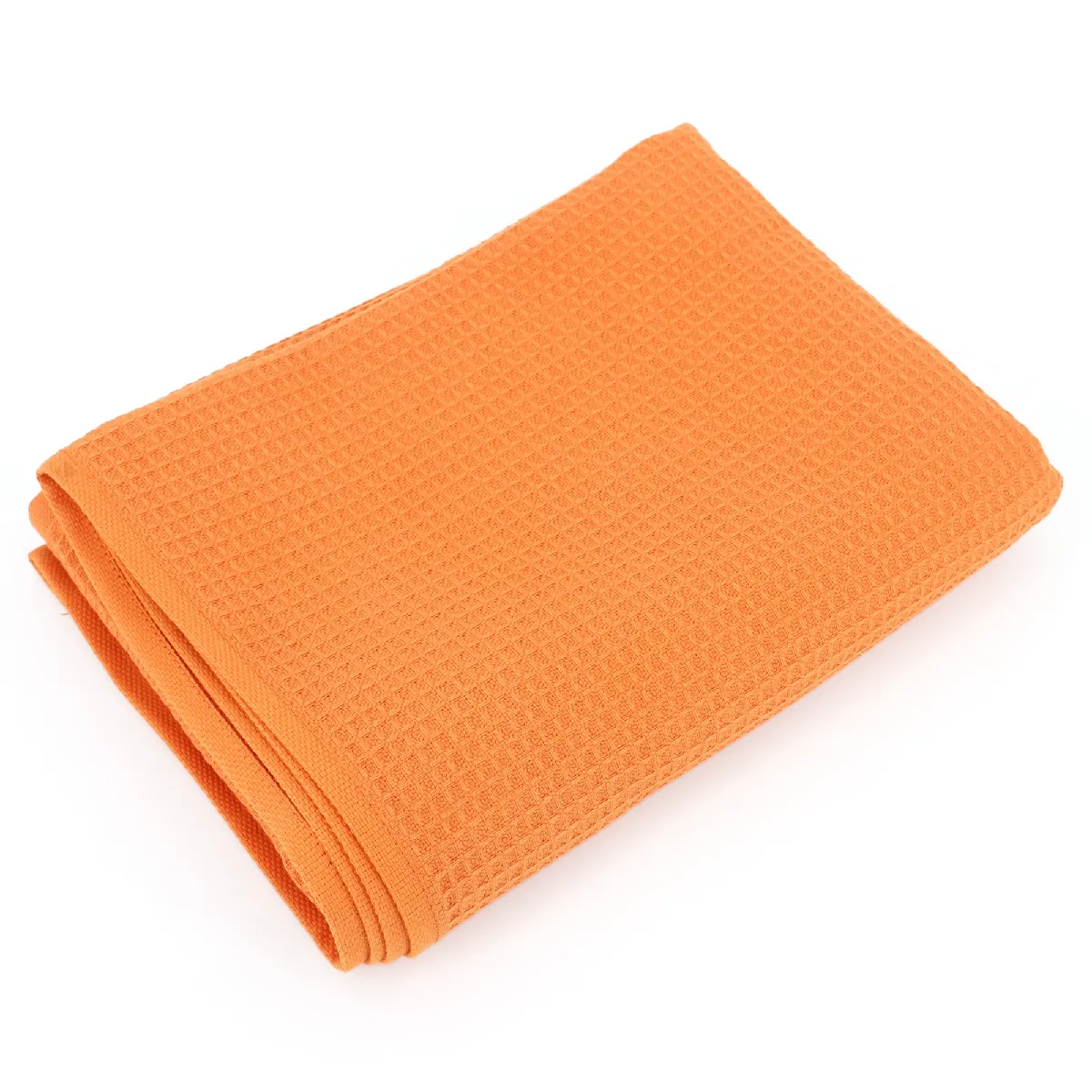 Linnea Pure Waffle 50 X 100 Cm Coton Orange 1 Pièce(s)