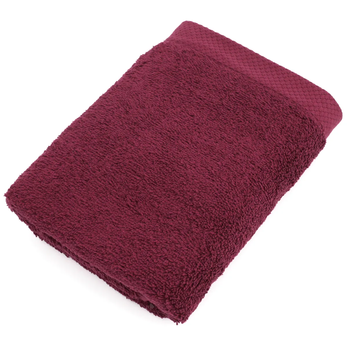 Serviette De Toilette 50x100 Cm Pure Bordeaux 550g/m2