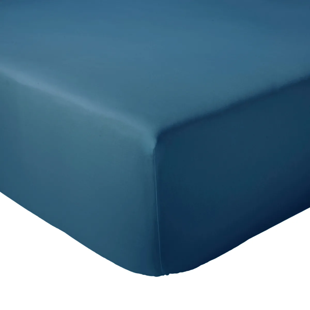 Drap Housse 140x190 Cm Bonnet 40 Cm Percale De Coton Passion Percale Bleu Cobalt
