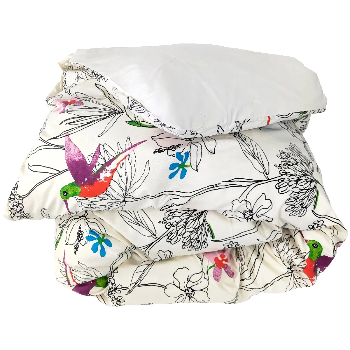 Linnea Amazonia Housse De Couette Écru Coton 300 X 240 Cm