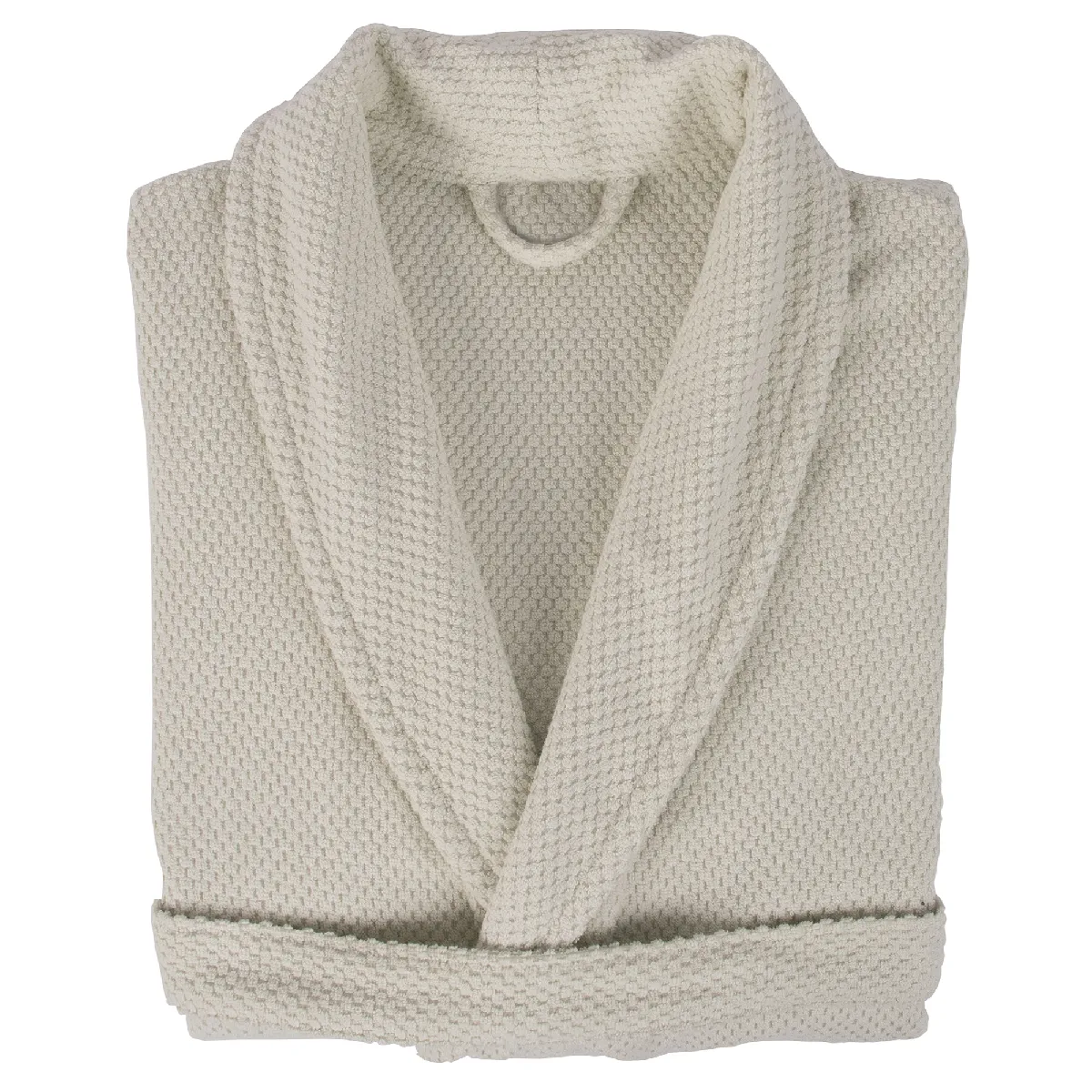 Peignoir Col Châle Adulte Dune Coton Xl Beige