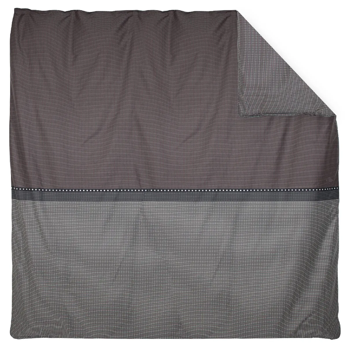 Linnea Enzo Housse De Couette Noir Satin 240 X 220 Cm