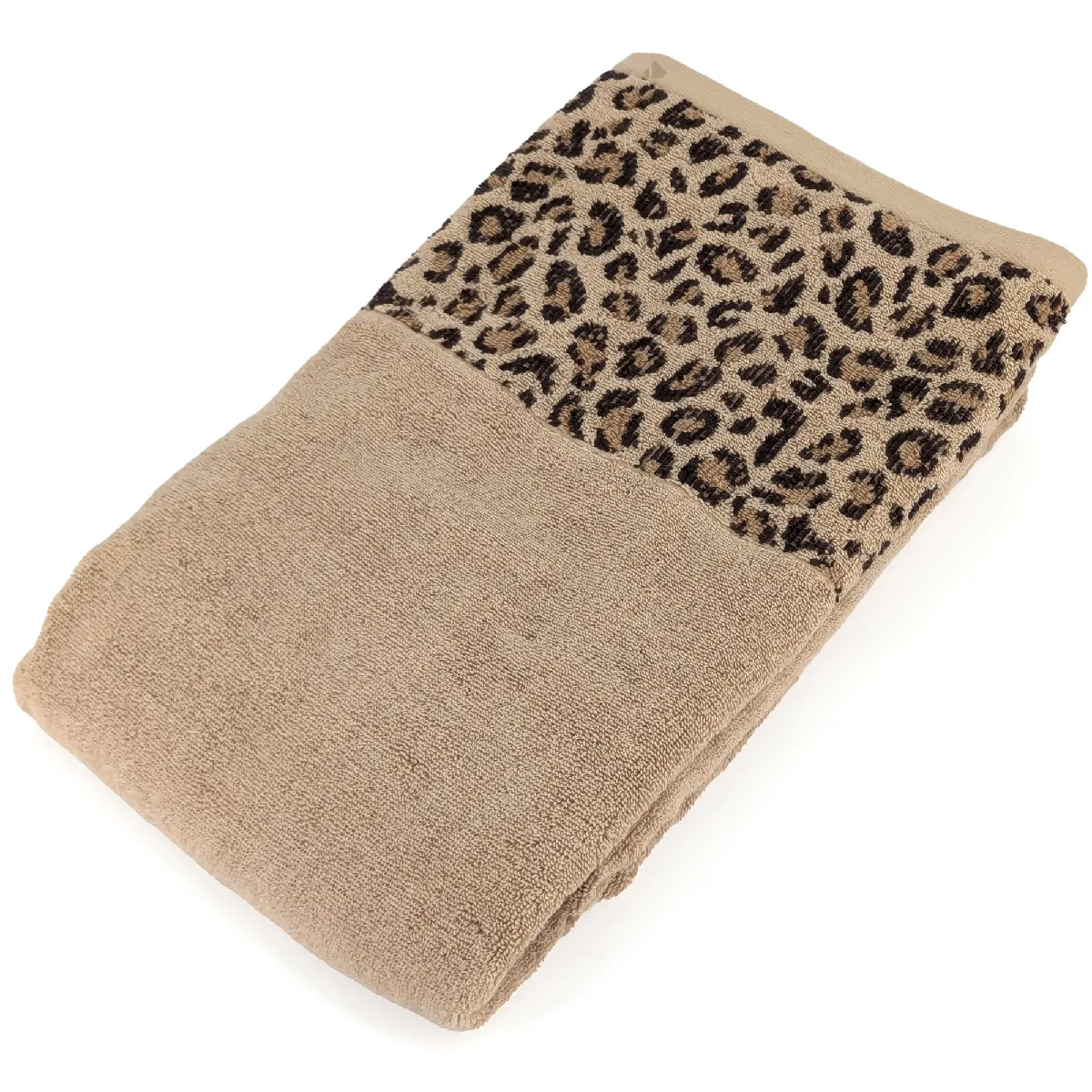 Drap De Douche En Pur Coton 70x140 Cm Collection Wild Ii Jaune