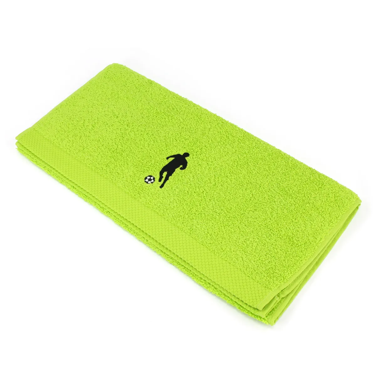 Linnea Pure Football Serviette À Main Vert 50 X 100 Cm