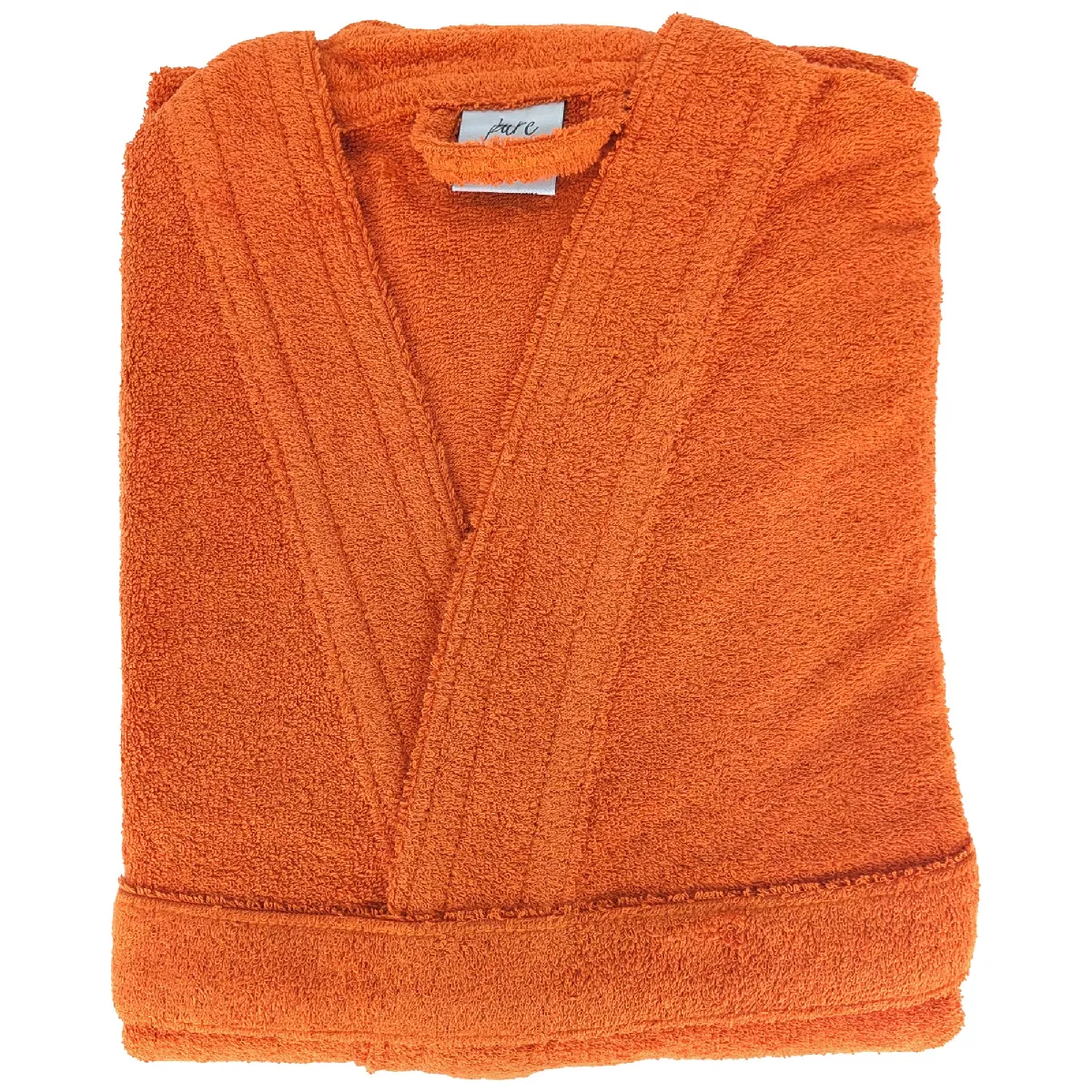 Peignoir Kimono Adulte Pure Coton Xxl Orange Butane