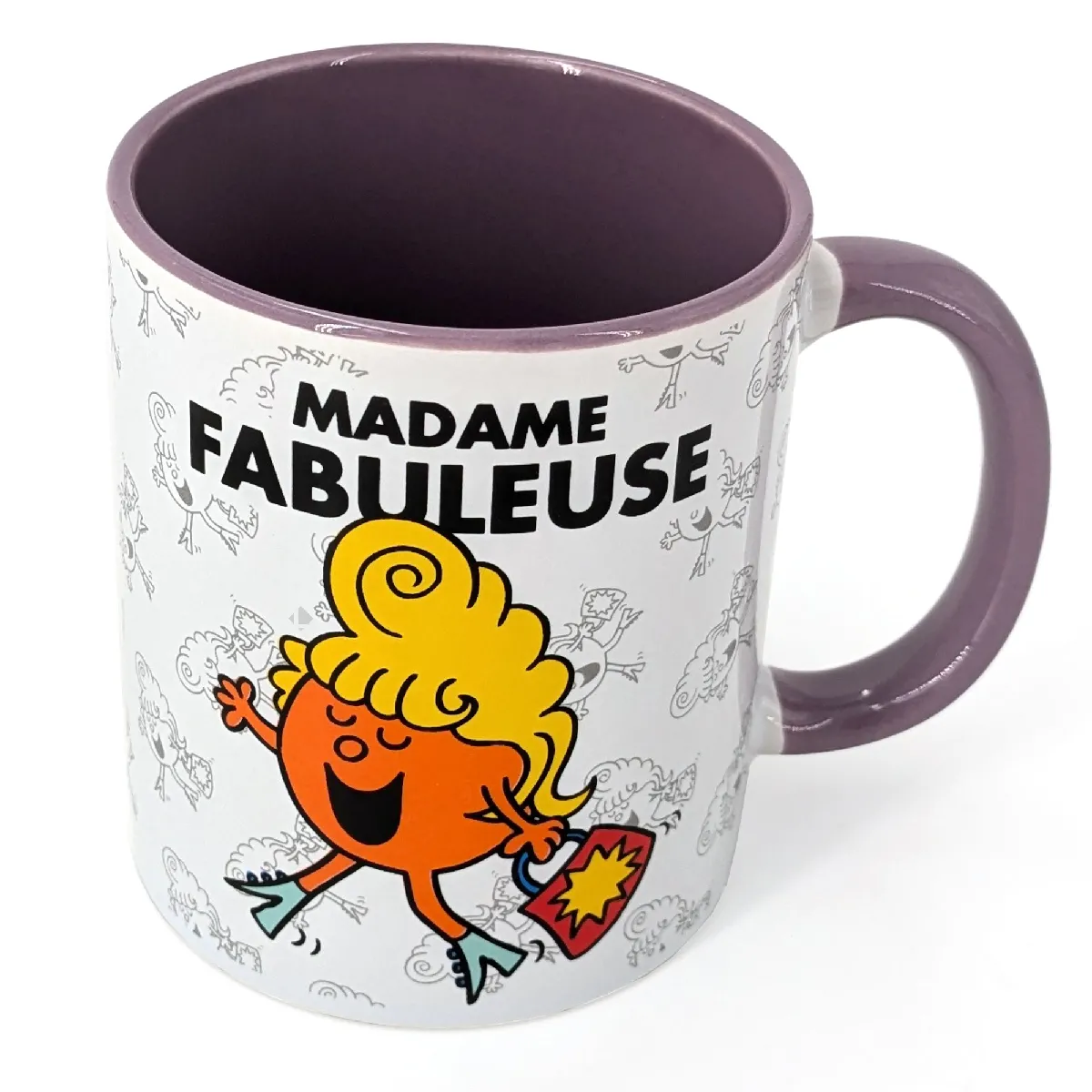 Mug En Céramique 30 Cl Monsieur Madame Série Mme Fabuleuse