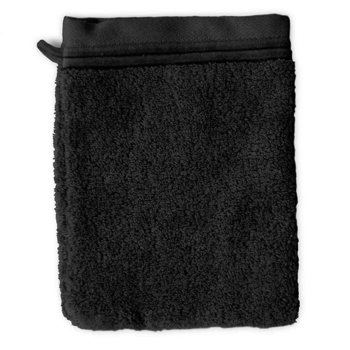 Gant De Toilette 16x21 Cm Juliet Noir 520g/m2