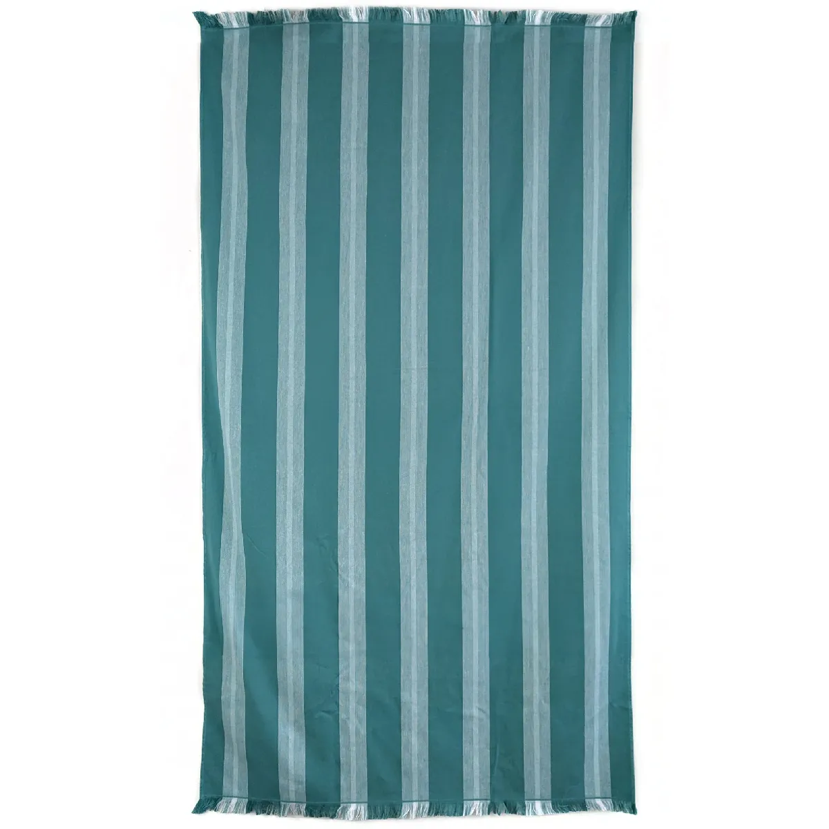 Drap De Plage 100x180 Cm Pur Coton Collection Supramonte Vert