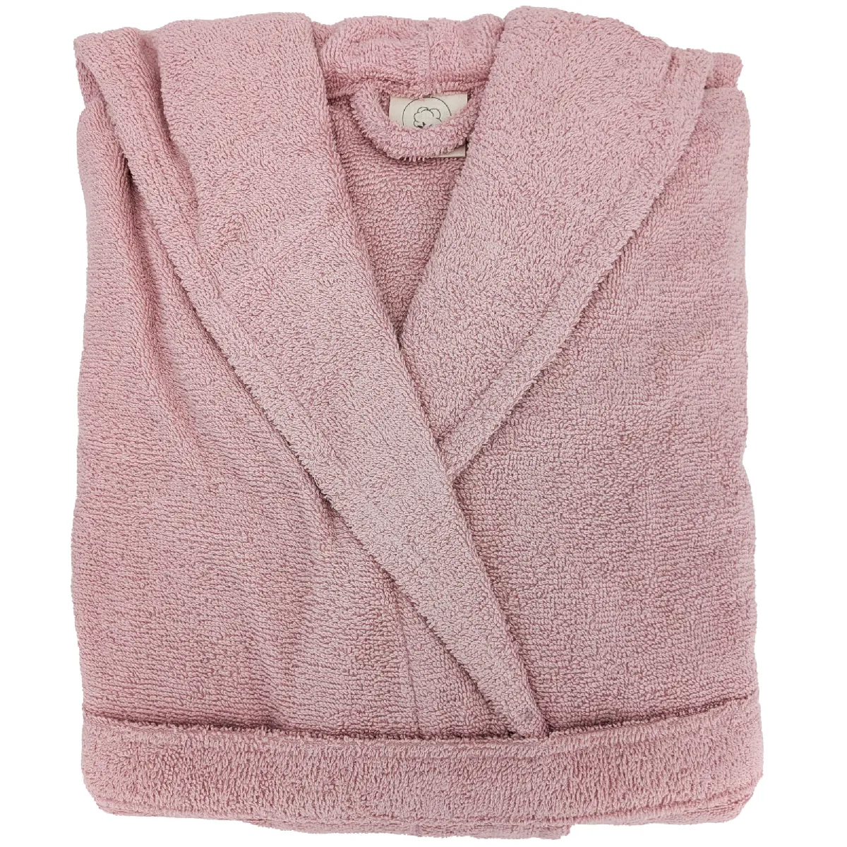 Peignoir À Capuche Adulte Efficience Pure Coton M Rose Flamingo