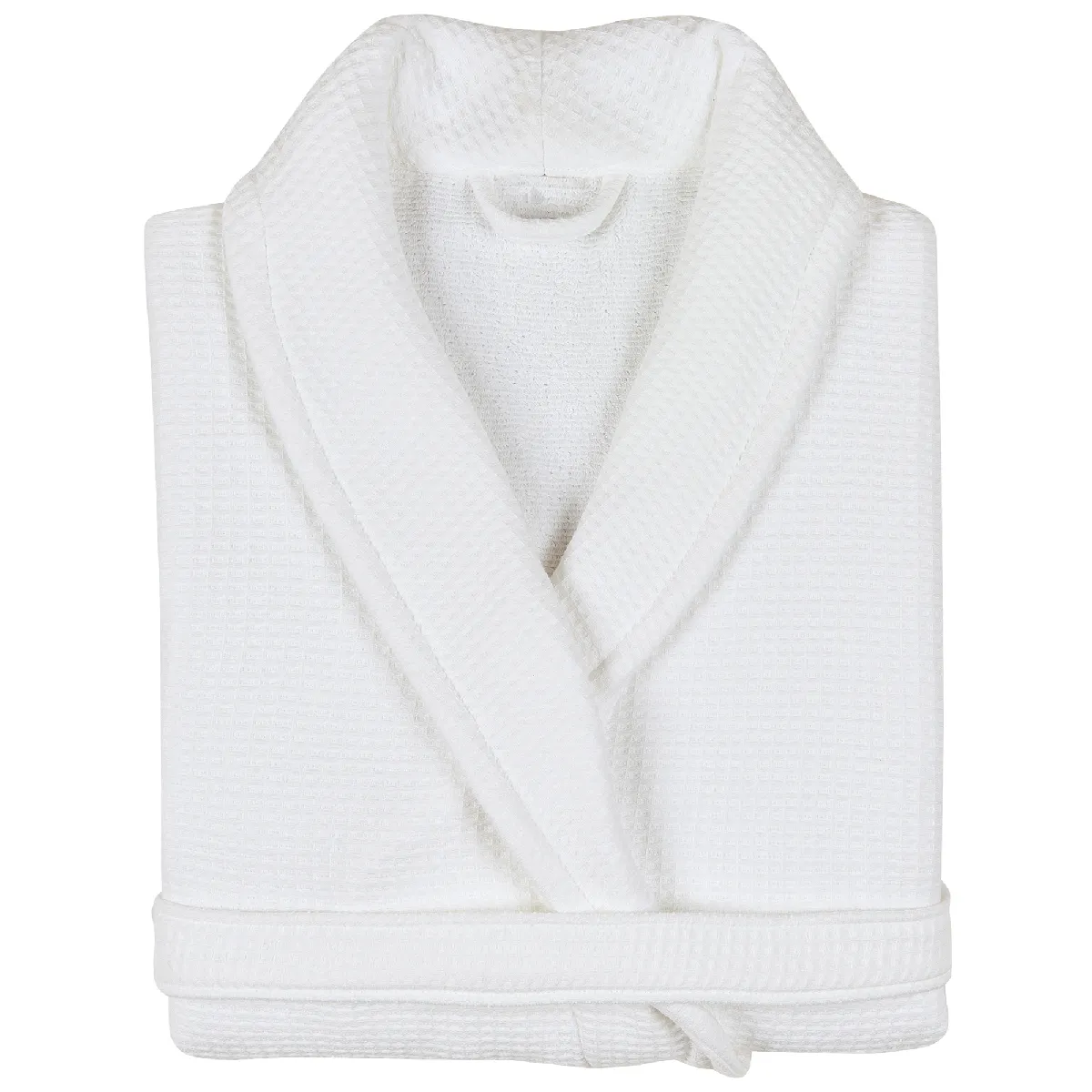 Peignoir Col Châle Adulte Natural Coton Xl Blanc