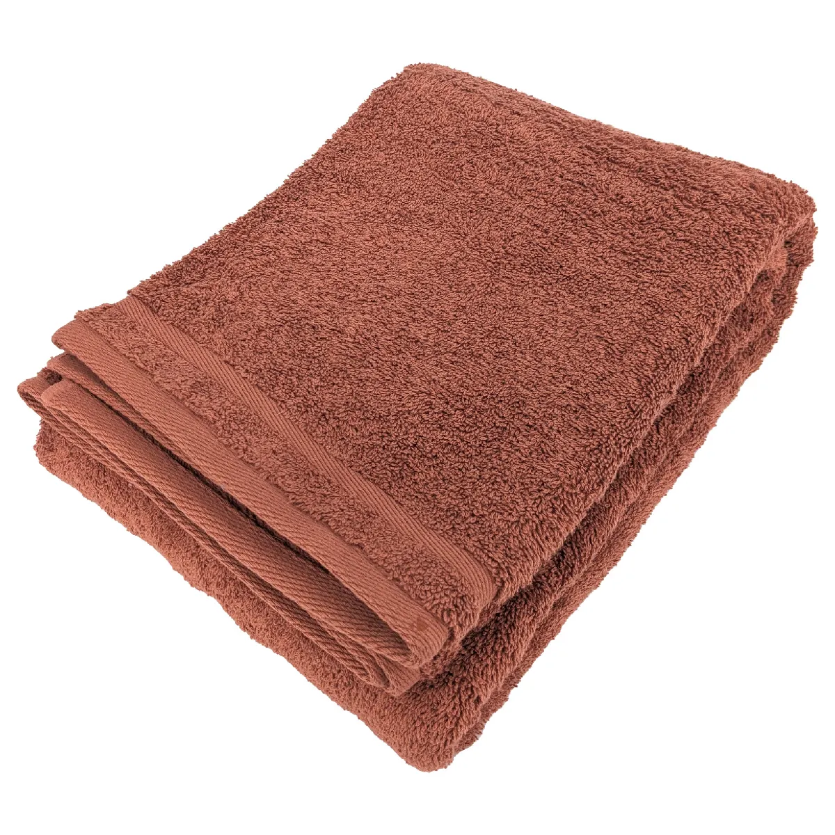Drap De Bain 100x150 Cm Efficience Pure Rouge Country