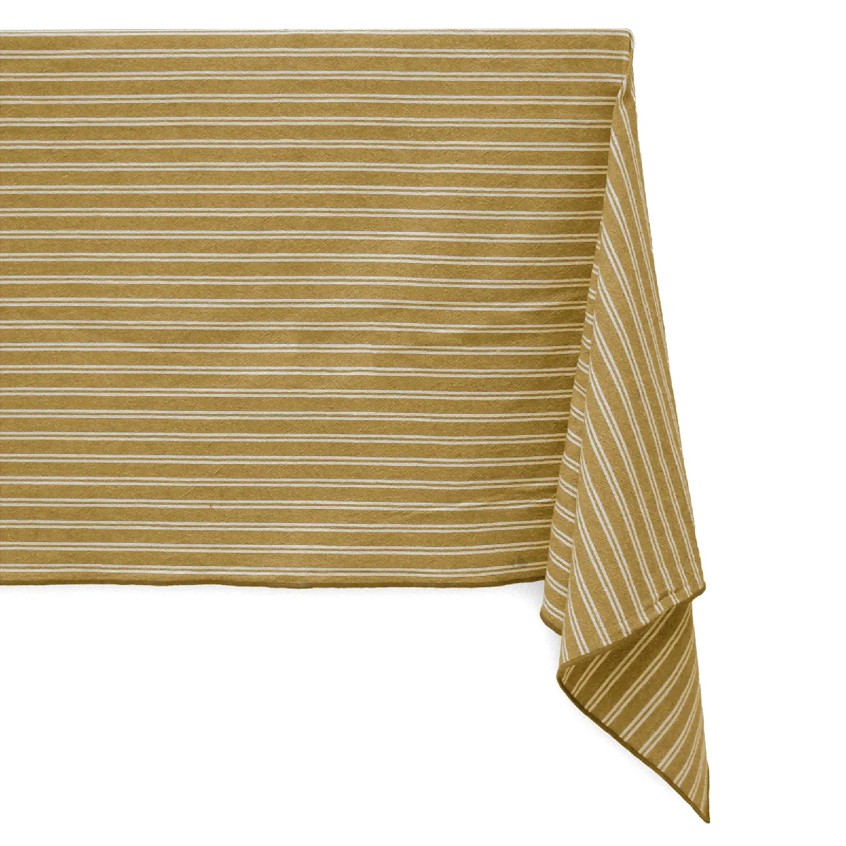 Nappe Rectangulaire 160x250 Cm Coton Lili Marron Houblon