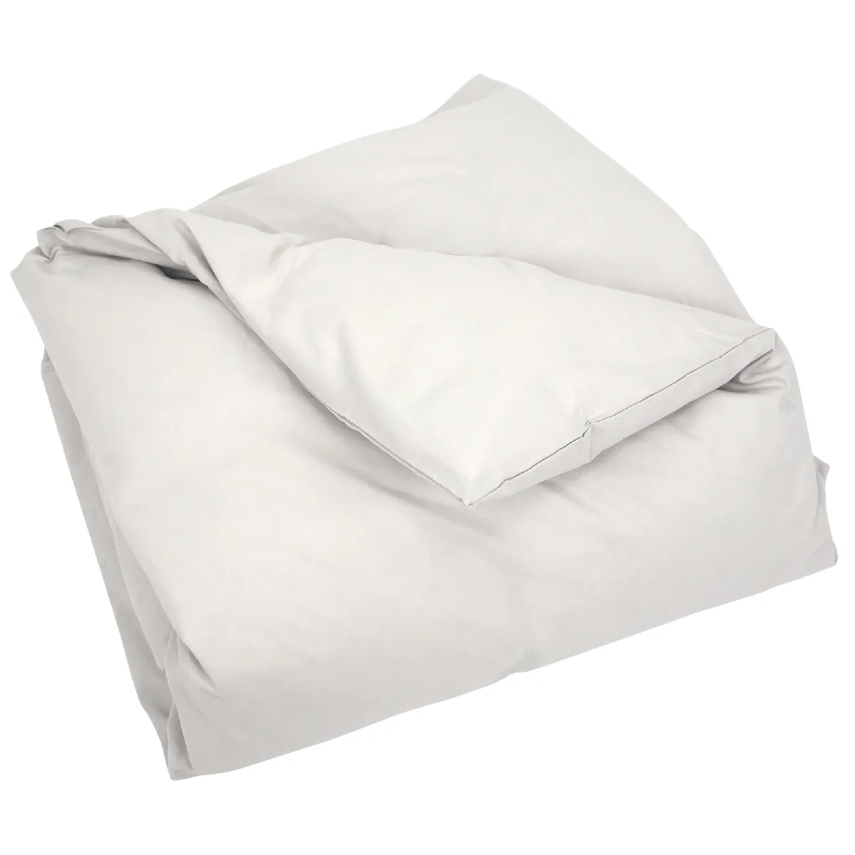 Housse De Couette Uni 140x200 Cm Coton Alto Calcium