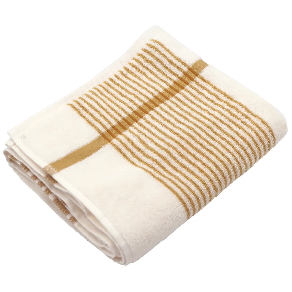 Linnea Ribbon Serviette À Main Jaune 50 X 100 Cm