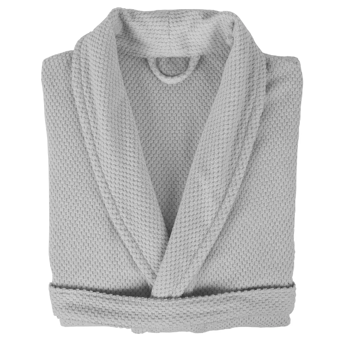 Peignoir Col Châle Adulte Dune Coton Xl Gris Argent