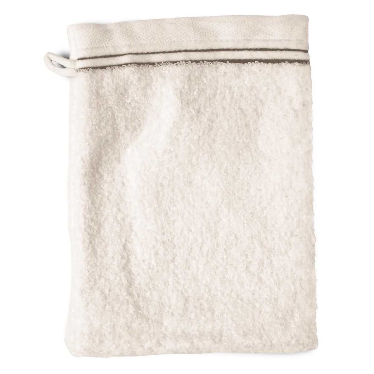 Gant De Toilette 16x21 Cm Juliet Blanc Crème 520g/m2
