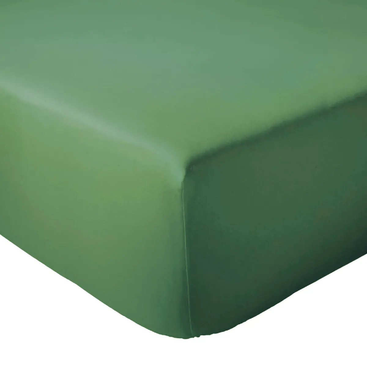 Drap Housse 90x190 Cm Bonnet 40 Coton Évasion Vert Fougère