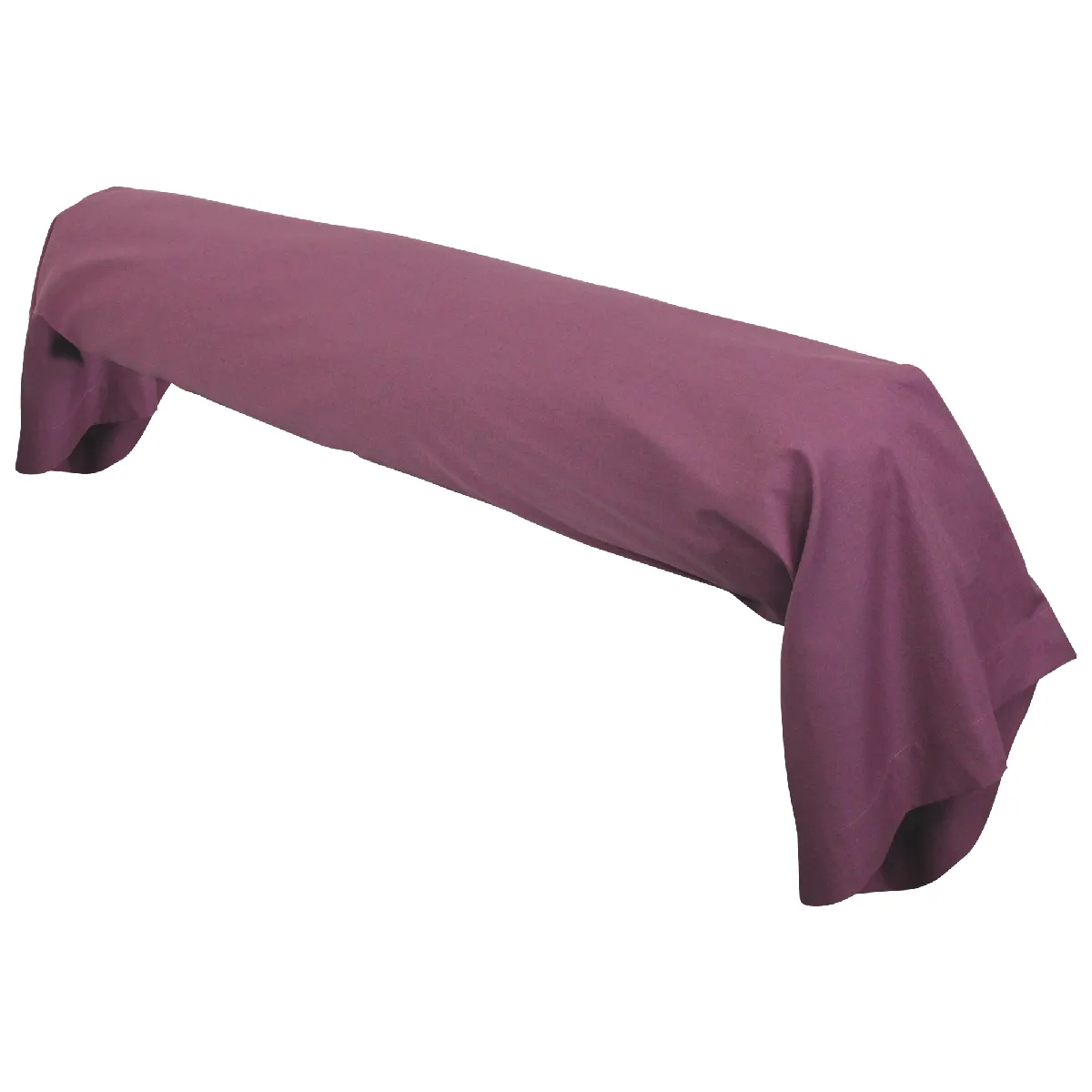 Taie De Traversin Uni 185x43 Cm Coton Alto Raisin