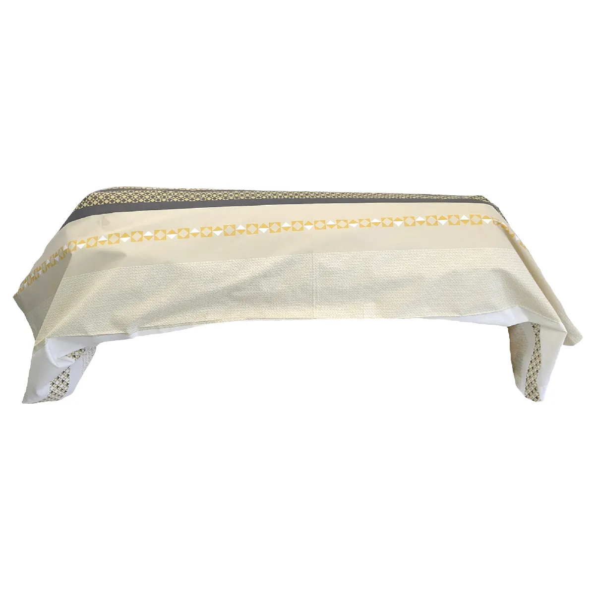 Taie De Traversin 240x43 Cm Percale Coton Marlow Miel
