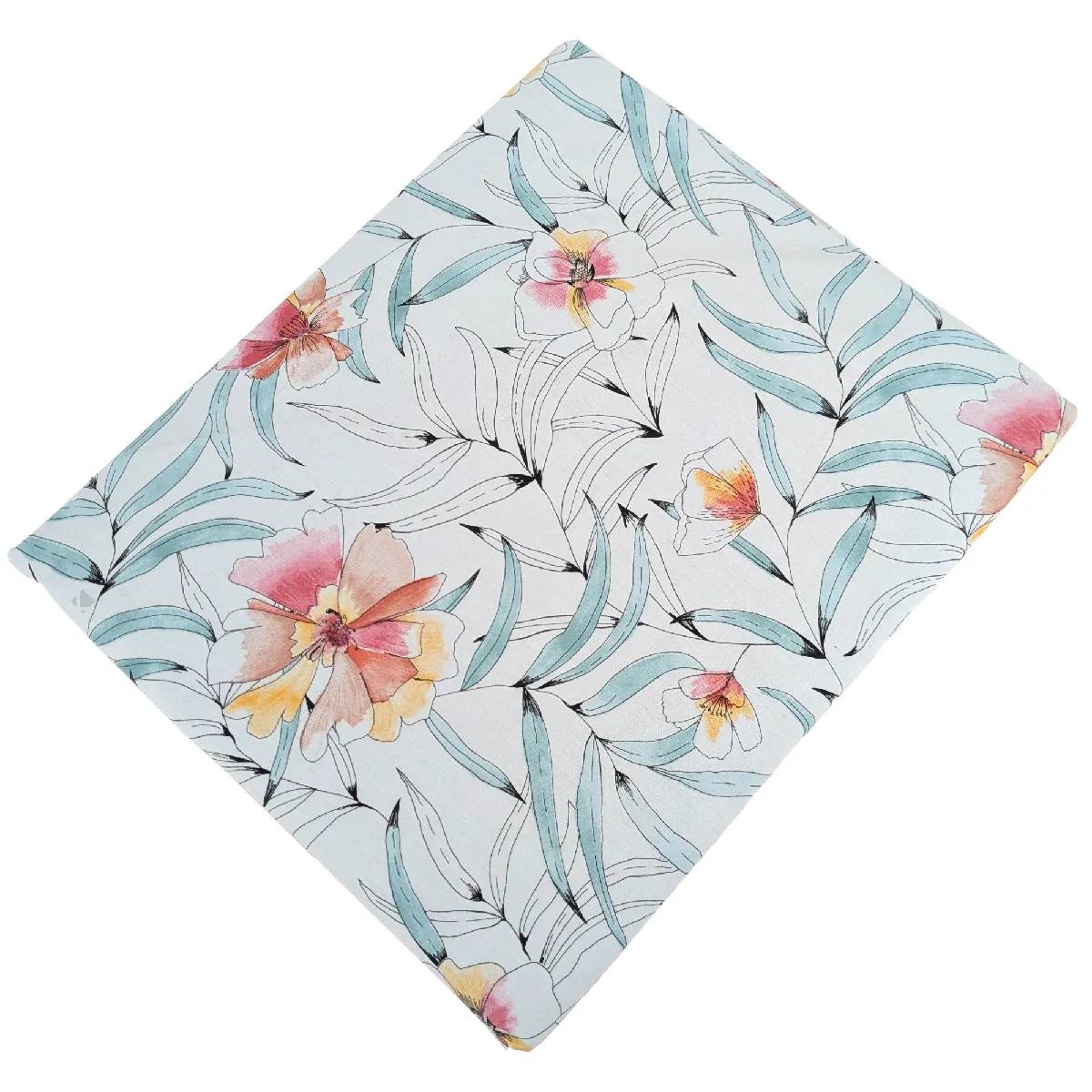 Drap Plat 240x310 Cm Percale De Coton Roxane Multicolore