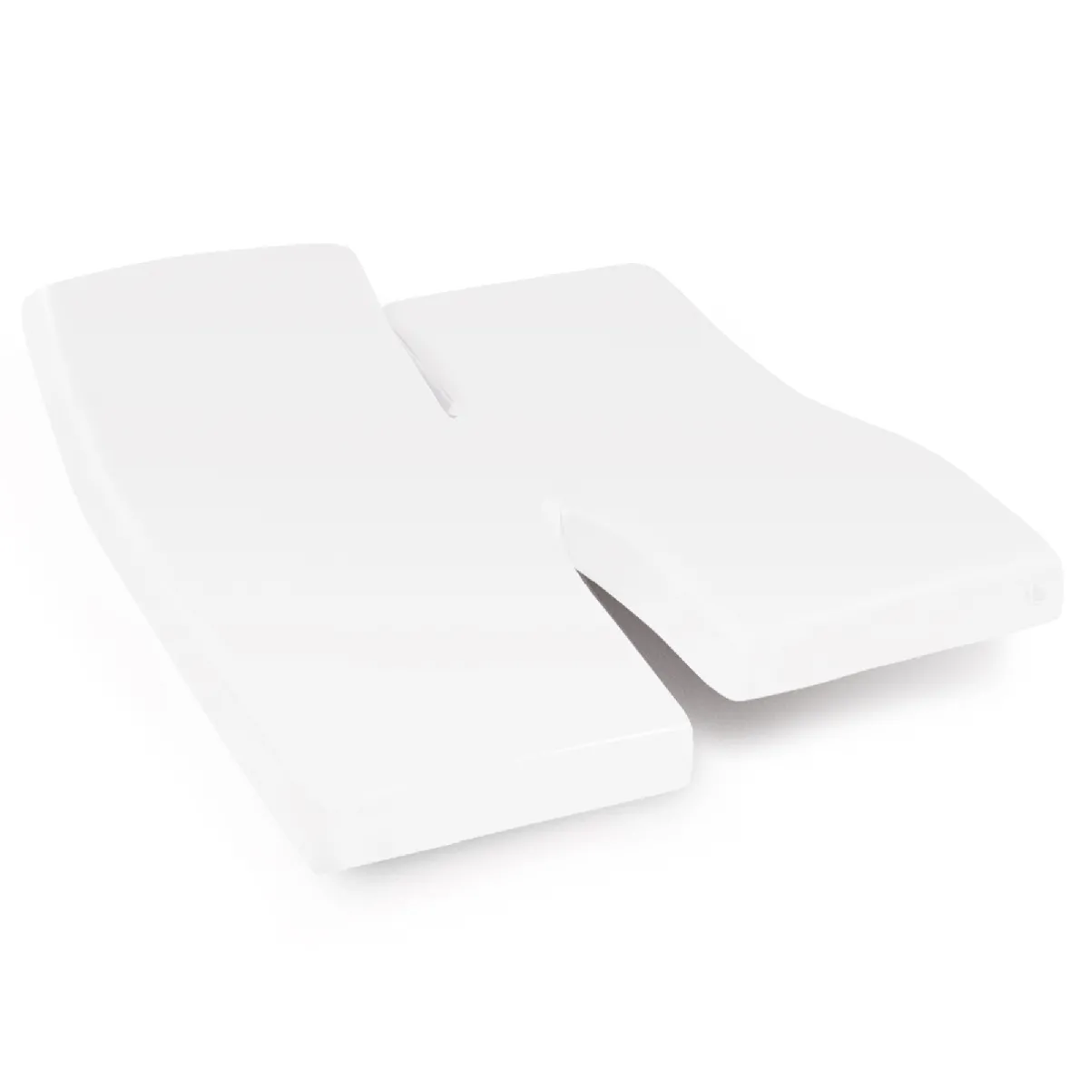 Protège Matelas Imperméable Arnon 2x70x200 Cm Lit Articulé Tpr Bonnet 23 Cm Molleton