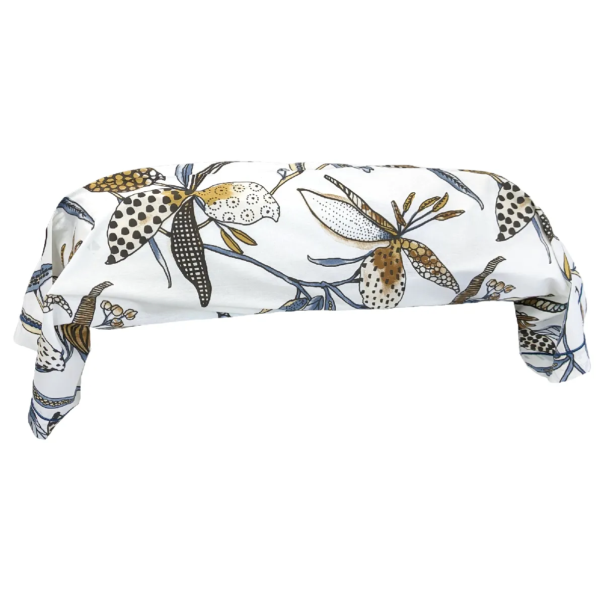 Taie De Traversin 140x43 Cm En Coton Pénélope Beige Silice