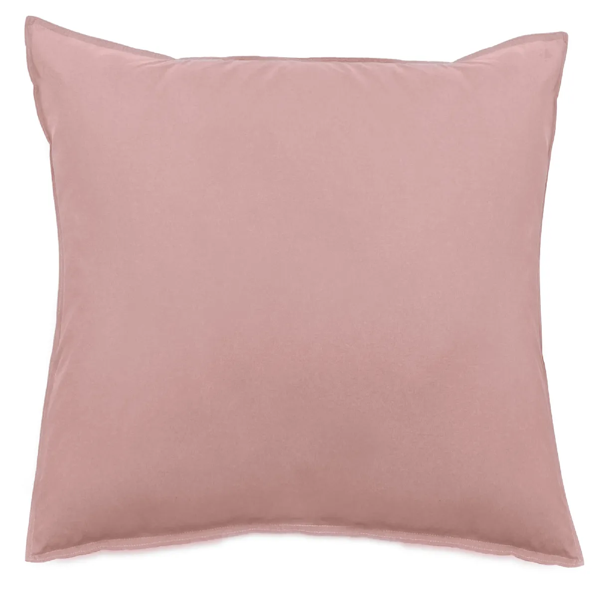 Taie D'oreiller Lin Et Coton 65x65 Cm Collection Opera Couleur Rose