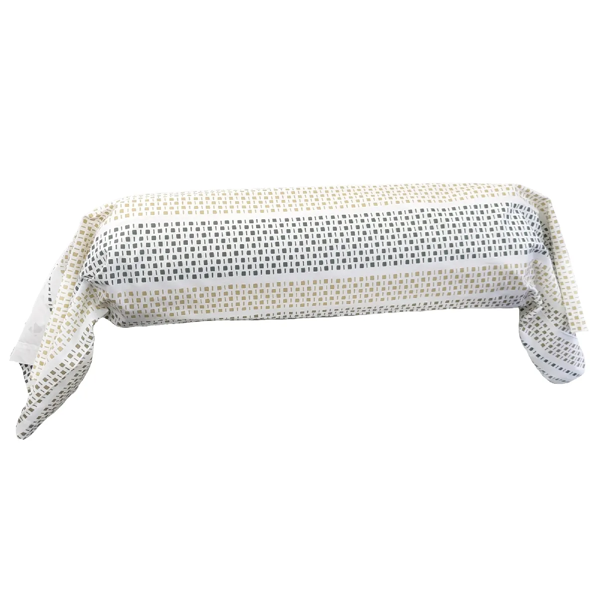 Taie De Traversin 140x43 Cm Coton Niagara Vert Kaki