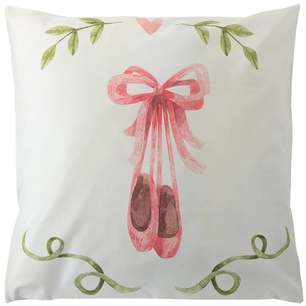 Taie D'oreiller 65x65 Cm En 100% Percale De Coton Giselle Rose