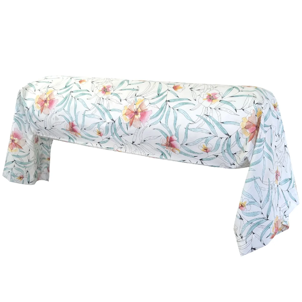 Taie De Traversin 200x43 Cm Percale De Coton Roxane Multicolore