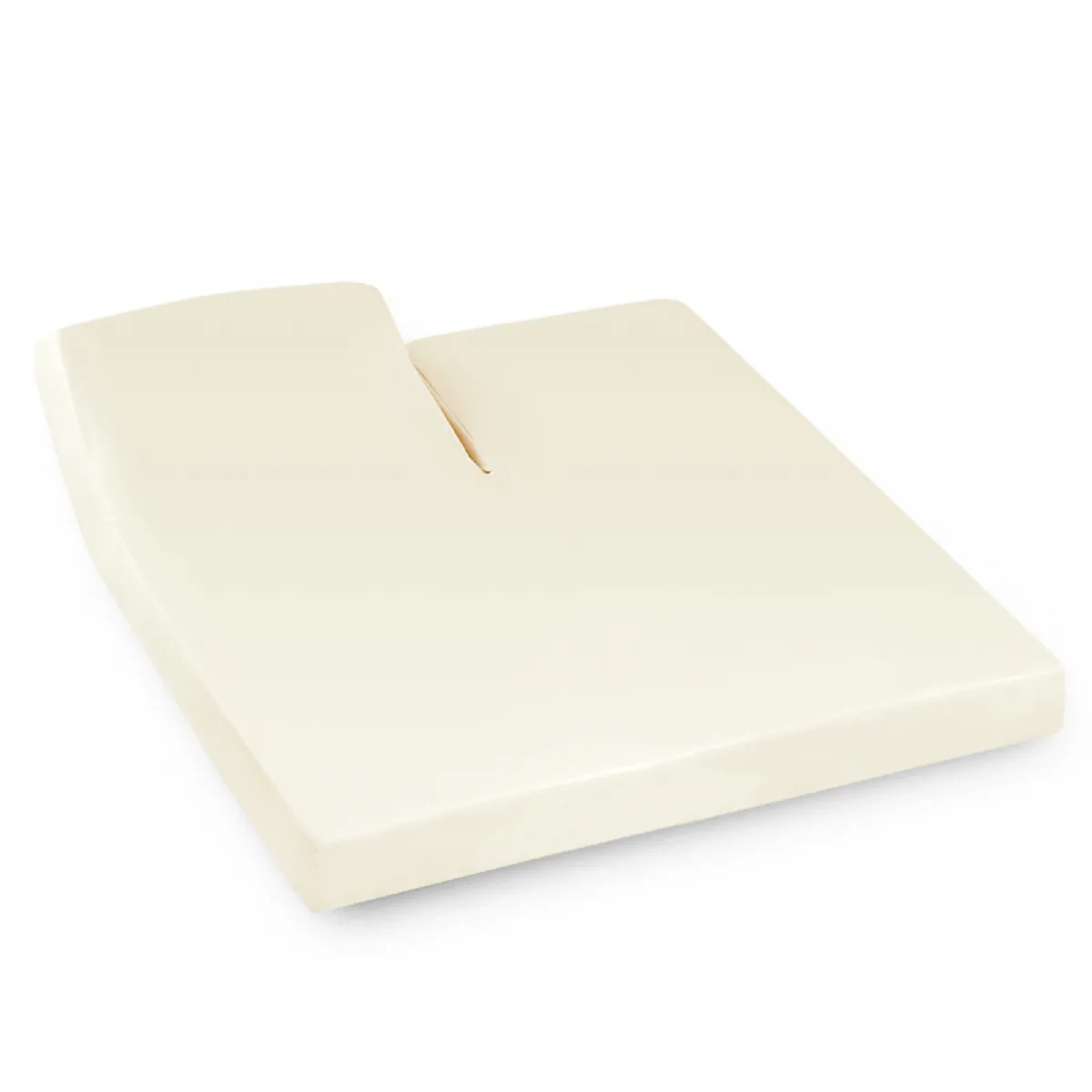 Drap Housse Relaxation Uni 2x70x190 Cm Coton Alto Crème Tr Tête Relevable