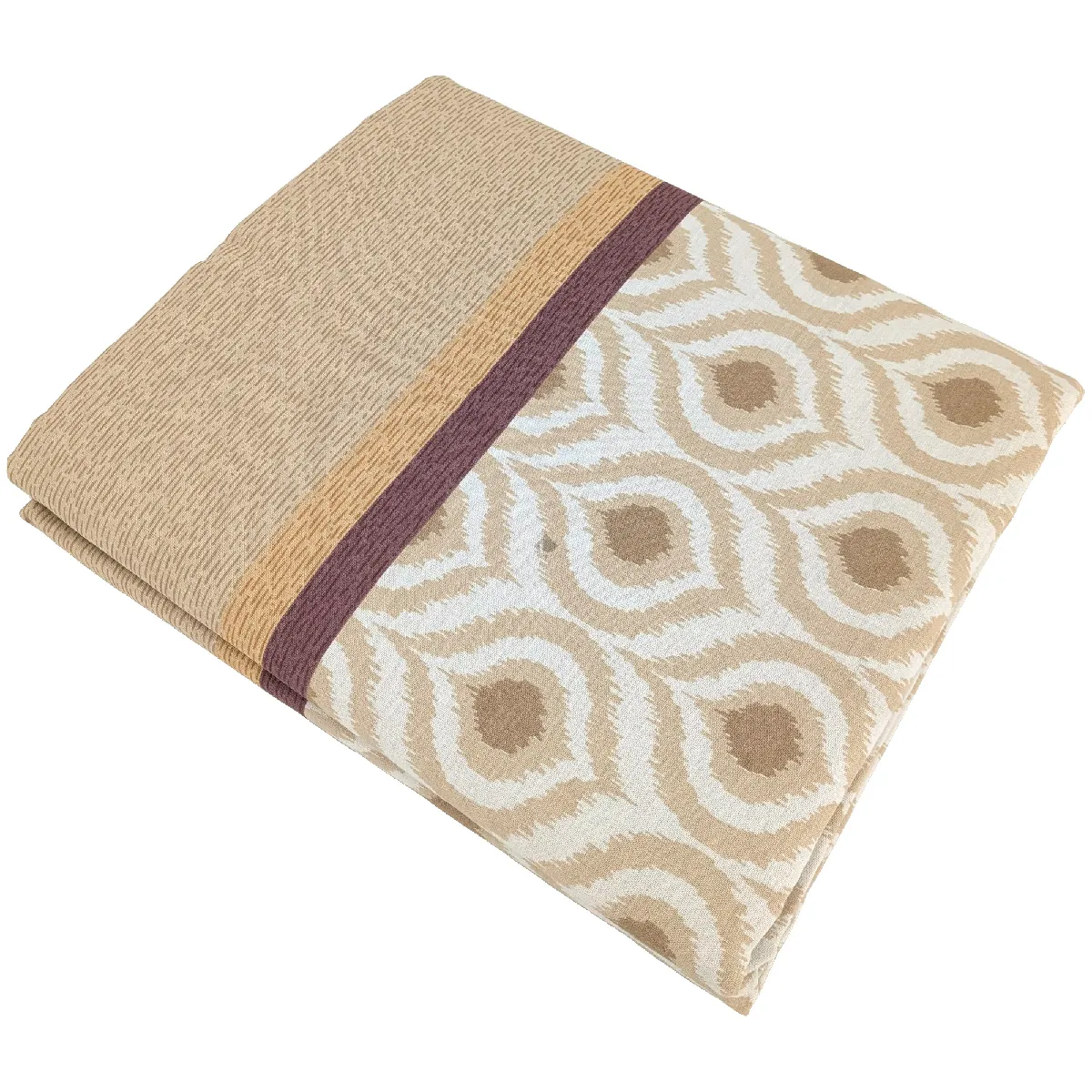 Drap Plat 280x310 Cm Coton Inouk Rose/beige