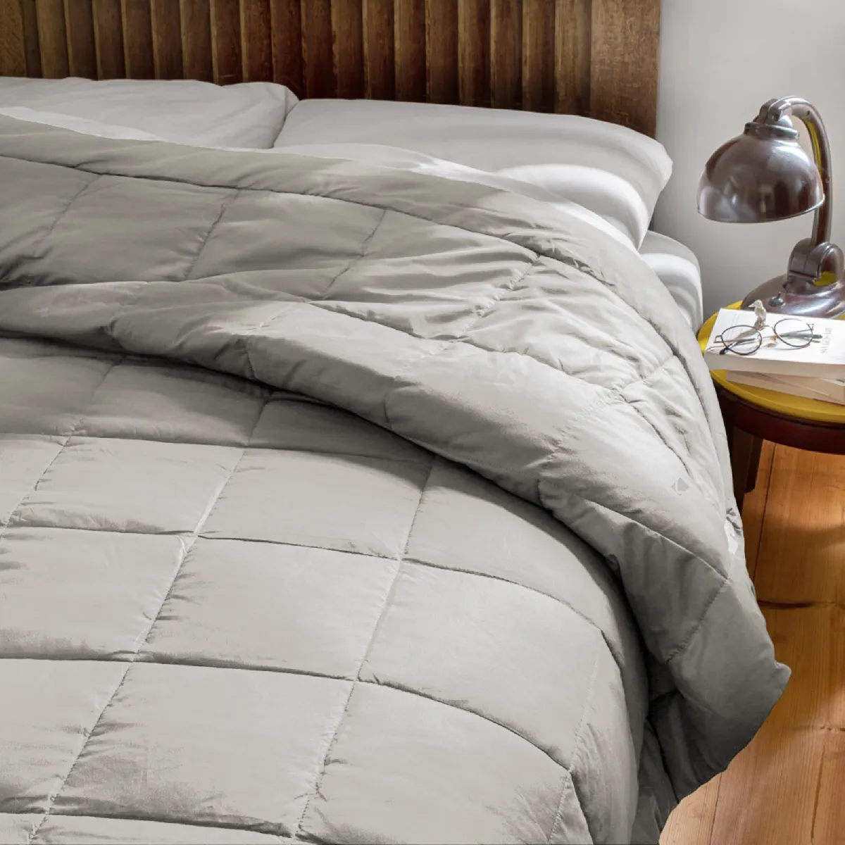 Dessus De Lit Polyester Microfibre 160x240 Cm Lazy Beige Galet 150g/m2